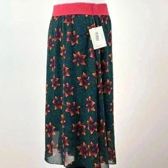 Lularoe Lola skirt 2XL 20-22 chiffon elastic - Picture 5 of 9